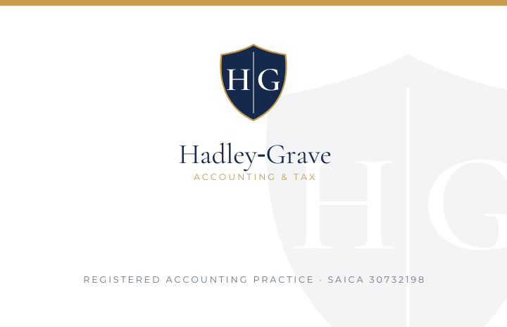 Accounting business card front